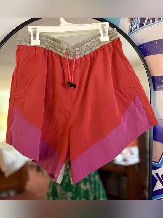 lululemon athletica Pants - Lululemon Athletica Red Shorts with Pink Lining and Gray Waistband